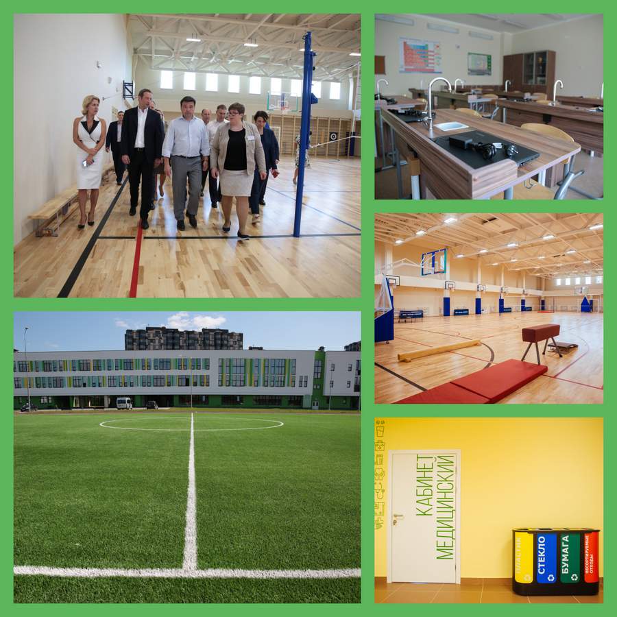 Губернатор Московской области Андрей Воробьев проверил готовность к открытию построенной ГК «Инград» школы в жилом квартале VESNA!